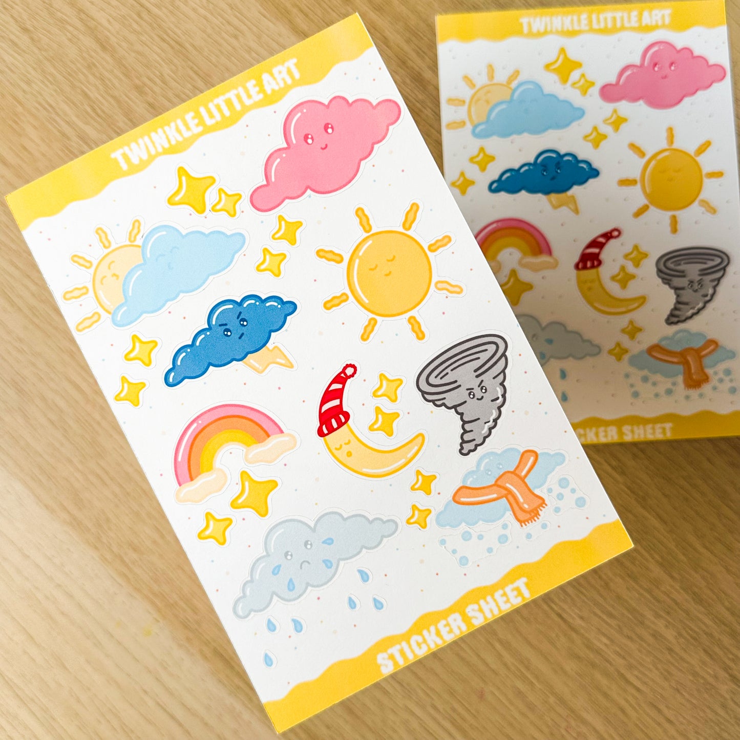 WEATHER STICKER SHEET