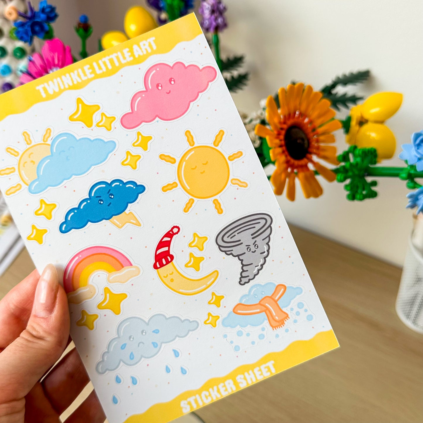 WEATHER STICKER SHEET