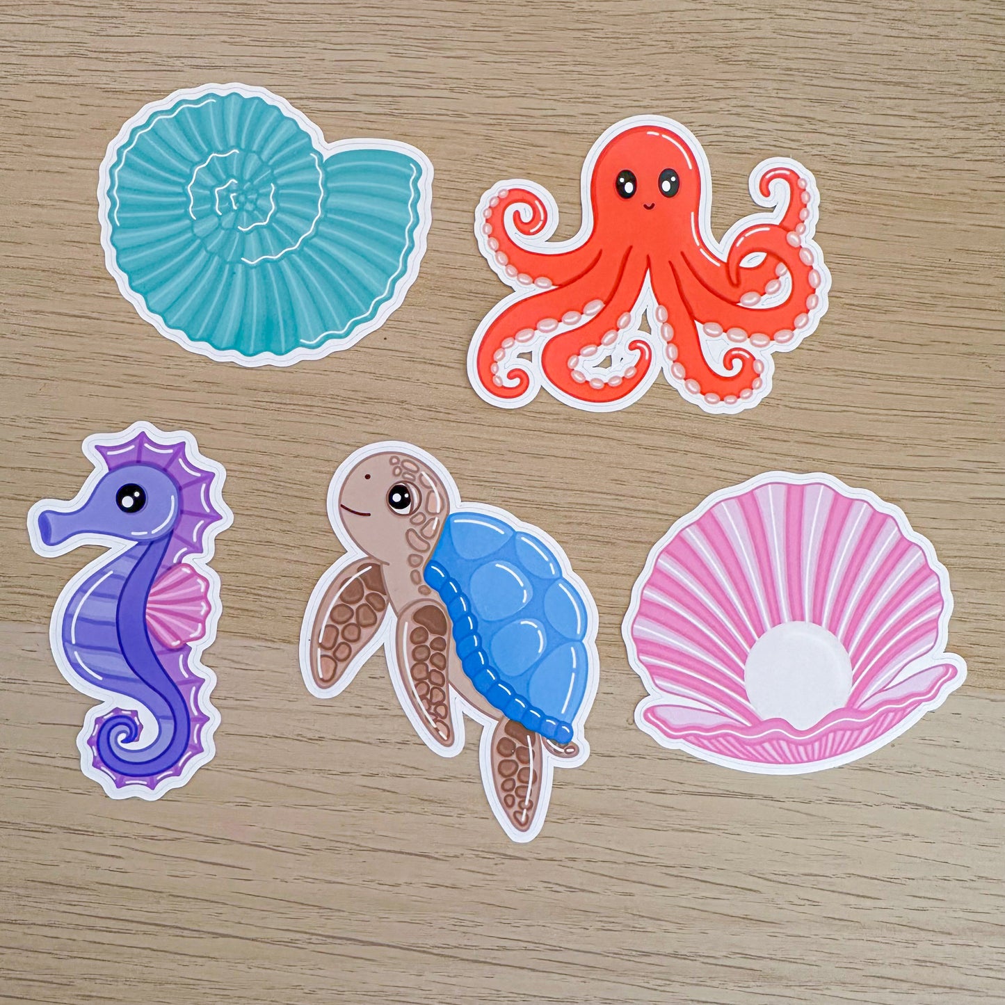 SUMMER OCEAN STICKERS SET