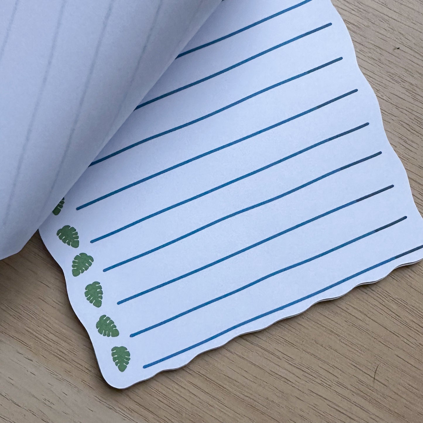 BLUE/GREEN TO-DO LIST NOTEPAD - FLORAL COLLECTION
